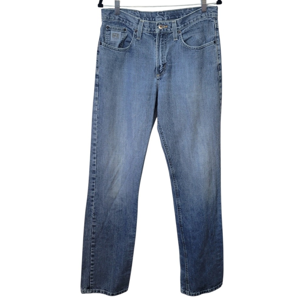 Cinch Green Label Mens Jeans 31x34 Medium Wash Straight Leg Denim A706